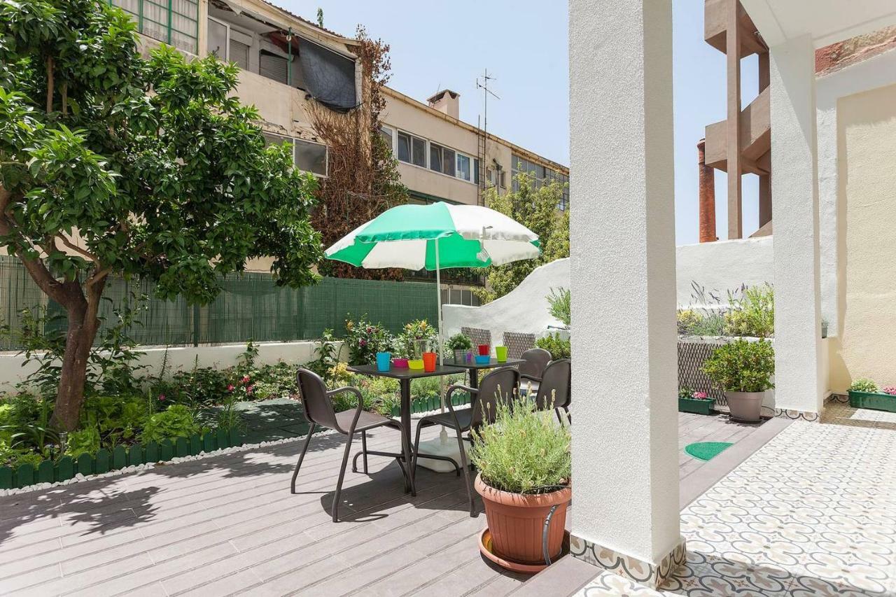 Sunny Orange Garden Apartment In Central 리스본 외부 사진